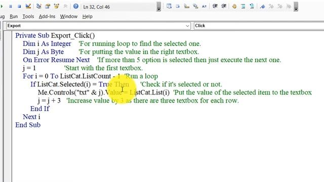 Accessing Controls(TextBox) Using For Loop in Userform смотреть онлайн