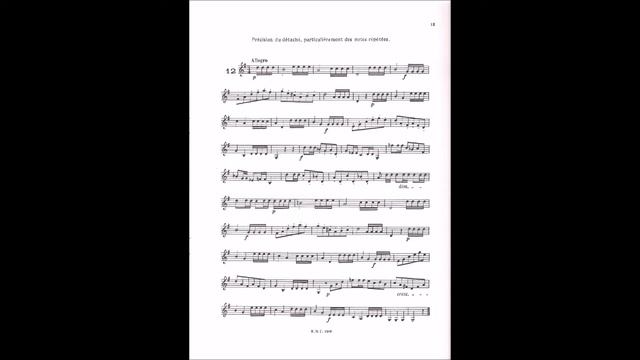 Jacques Lancelot - Study nr 12 from "25 etudes faciles et progressives" for clarinet смотреть онлайн