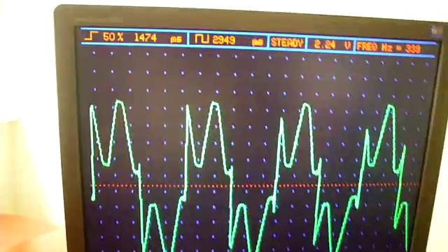 Осциллограф с VGA выходом VGA Oscilloscope на STM32F103