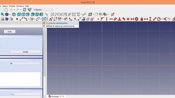 Freecad верстак Sketcher. урок 1