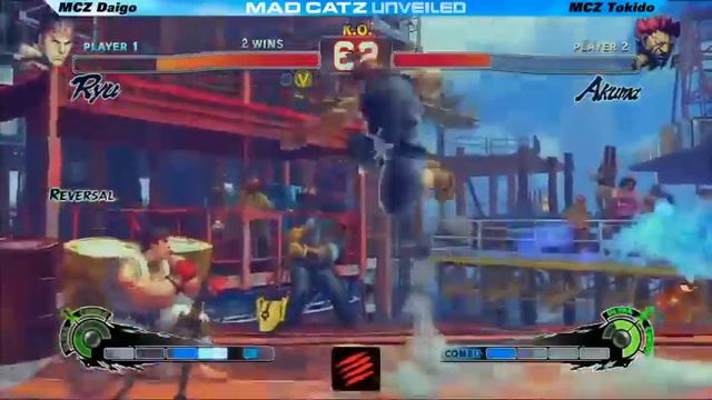 Super Street Fighter 4 AE 2012 Daigo (Ry) vs Tokido (Ak/Go) Mad Catz Unveiled смотреть онлайн