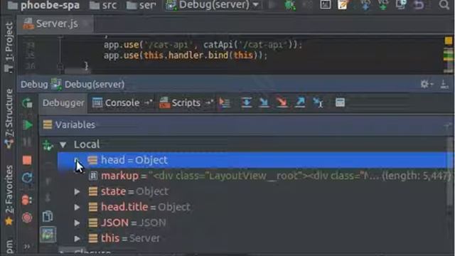 Webpack Client/Server. Debugging Server смотреть онлайн