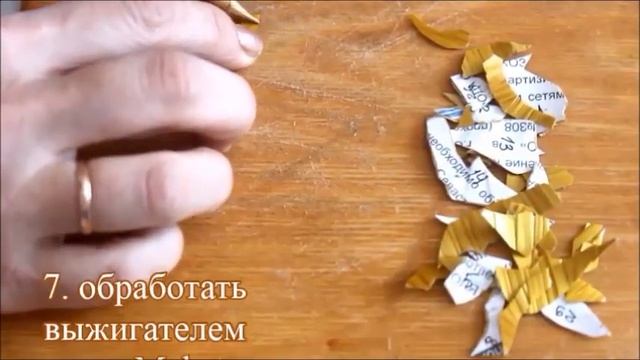 Плоскостная аппликация по дереву соломкой. Декор пресс-папье. Decorating paperweight straw смотреть онлайн