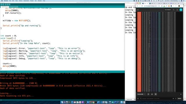 ESP32 Remote Logging смотреть онлайн