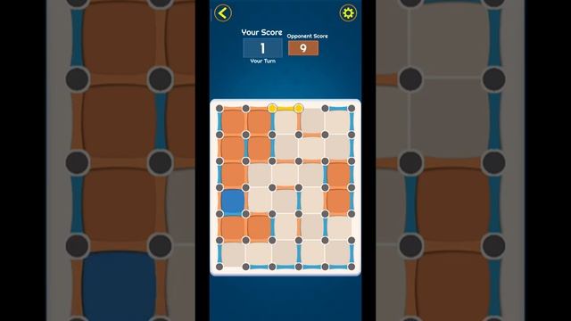 Dots and Boxes game | Best dots and boxes game | android gameplay смотреть онлайн