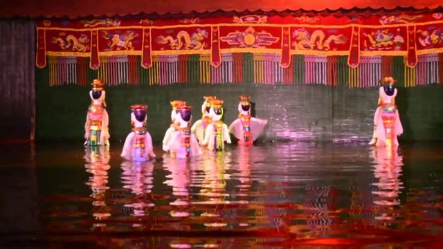 Múa rối nước Water puppetry Вьетнамский театр на воде (part 3) смотреть онлайн