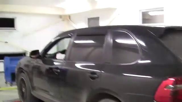 Замер мощности Porsche Cayenne Turbo смотреть онлайн