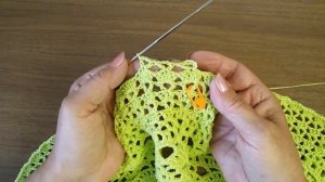 Летняя туника крючком.Часть 2.Росток.Summer tunic crocheted.Part 2.Rostock.