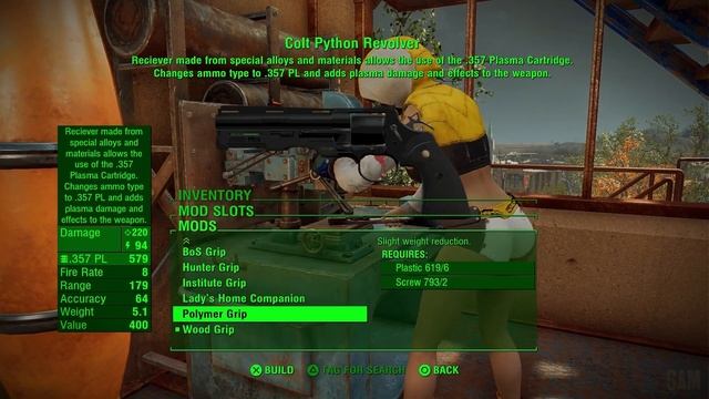Fallout 4 - Futuristic Plasma Revolver - Experimental Plasma Revolver and Colt Python - MOD SHOWCAS смотреть онлайн