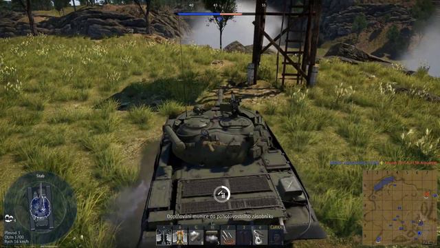 War Thunder cz - pozemní RB: T-55 AM1 смотреть онлайн