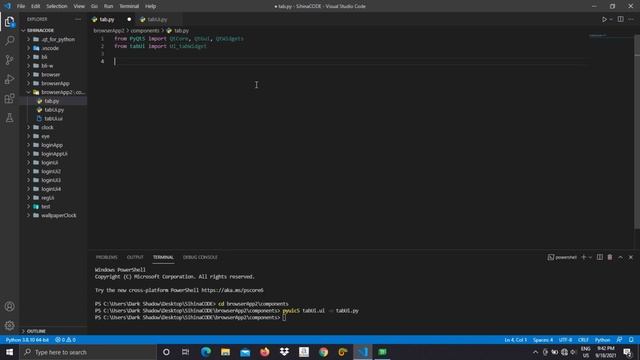 PyQt5 Tutorial - Tab Button for Web Browser смотреть онлайн