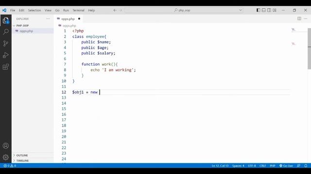 Introduction to PHP OOP | Class and object | PHP OOPs tutorial in hindi смотреть онлайн