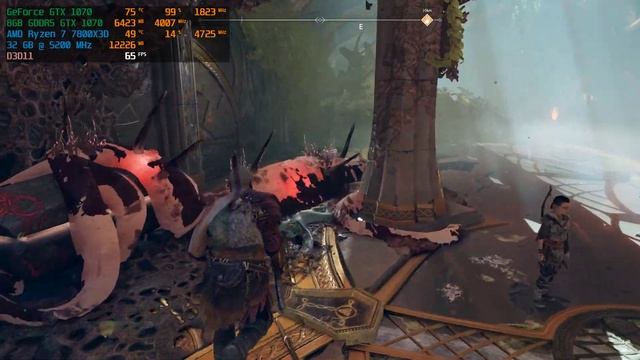 God of War - GTX 1070 + Ryzen 7 7800X3D смотреть онлайн