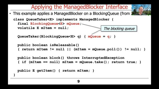 Applying the Java Fork-Join Framework’s ManagedBlocker Interface смотреть онлайн