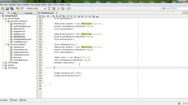 Bài 24 Java Swing Menu 2 смотреть онлайн