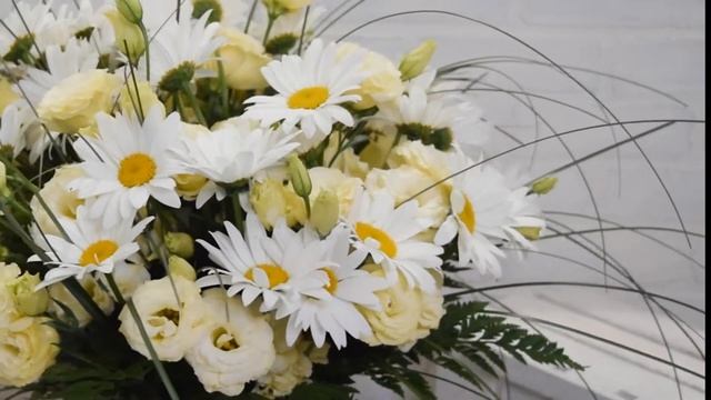 Букет с ромашками смотреть онлайн