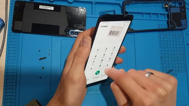 Ремонт Samsung A7 2018 A750 Полная разборка + замена дисплейного модуля смотреть онлайн