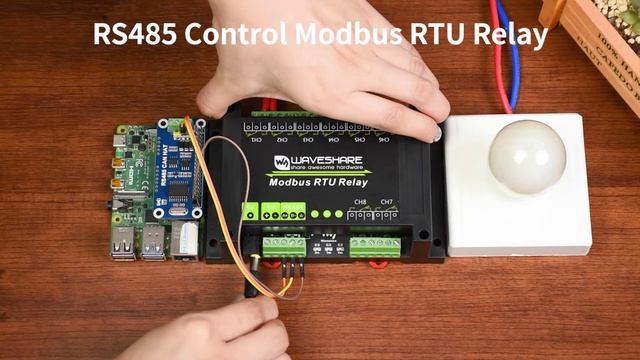 Waveshare RS485 CAN HAT For Raspberry Pi, Allows Stable Long-Distance Communication смотреть онлайн