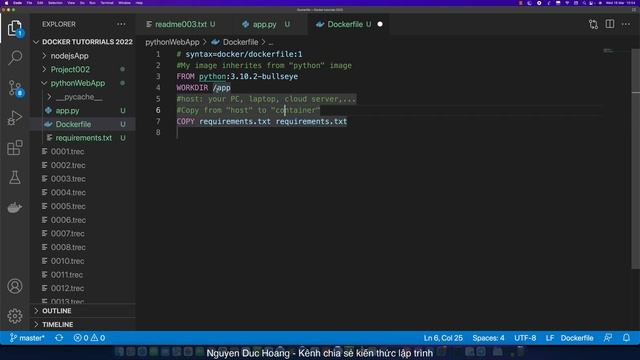 13-Dùng Dockerfile tạo Image từ dự án Python Flask смотреть онлайн