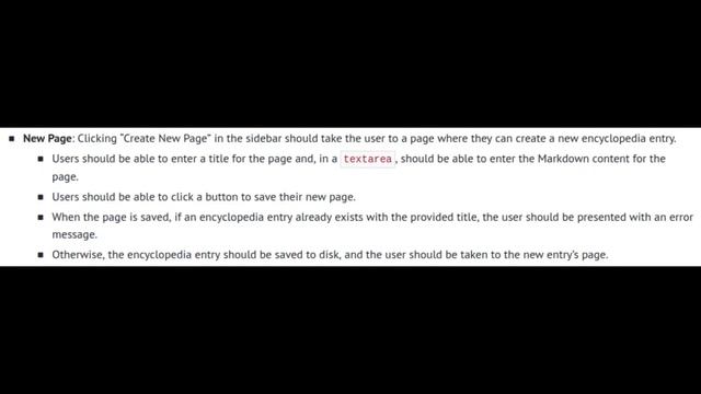 CS50’s Web Programming with Python and JavaScript - Project 1: WIki смотреть онлайн