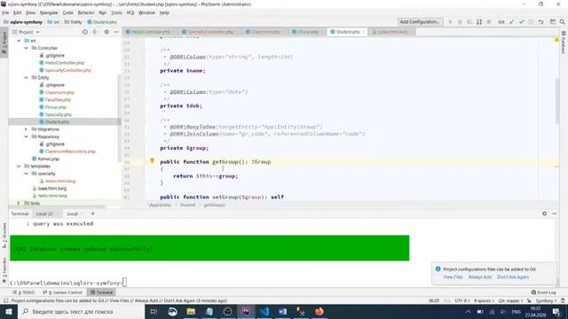 SQL Server + PHP. Symfony зв'язок між таблицями смотреть онлайн