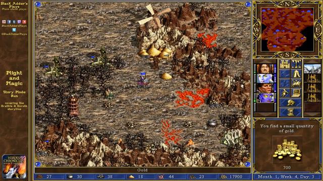 Might and Magic Story Mode Run, Part XXIX - Heroes Chronicles: MotE, M4 - Hard Place смотреть онлайн