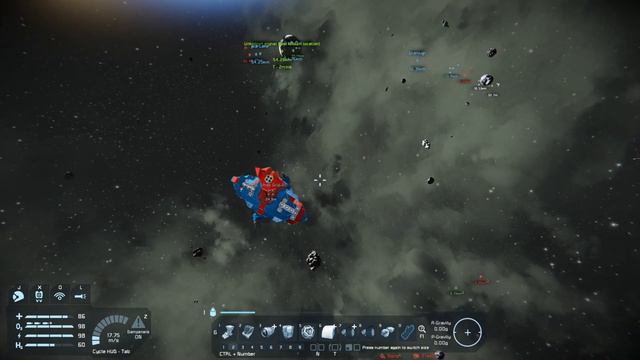 FIRST SPACE BATTLE GOES BAD...FIGHTER WING VS PIRATE SHIP - Space Engineers - Survival (2019) смотреть онлайн