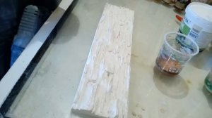 Необычная покраска декоративного гипсового камня "Сланец выветренный"  С пробелами.