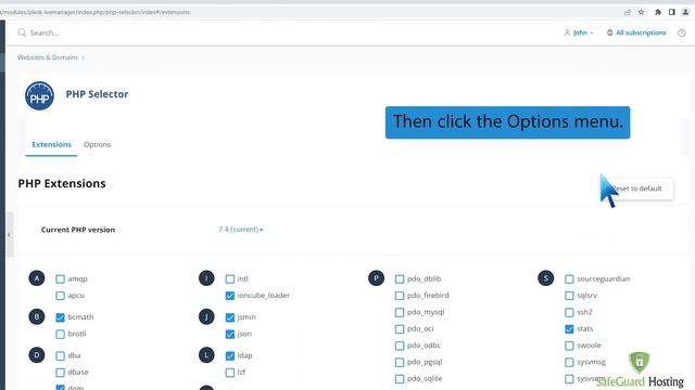 How to increase or decrease PHP Memory Limit via CloudLinux Selector in Plesk SafeGuard Hosting смотреть онлайн