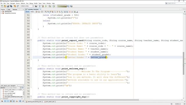 LEARNING JAVA: Methods /w Return & Passing Parameters (TUTORIAL) смотреть онлайн