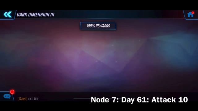 Dark Dimension 3 Progress - Node 7 - Part 2 - Day 58 to 62 - Marvel Strike Force - Free to Play смотреть онлайн