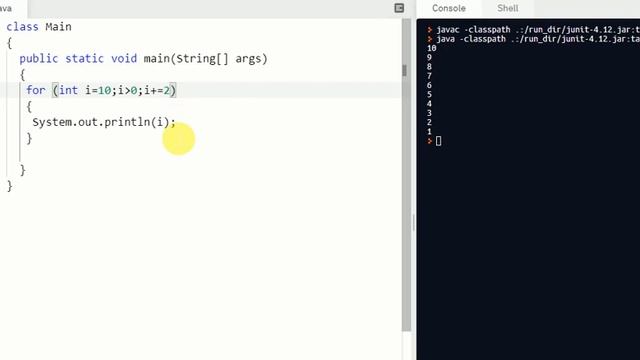 Java: For Loop (Counter Loop) смотреть онлайн