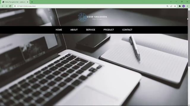 How To Create Sticky Navbar Using HTML CSS JavaScript | code smashers #navbar #sticky смотреть онлайн