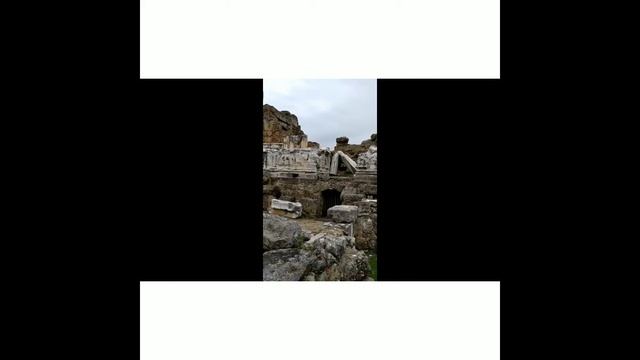 Турция в феврале. Сиде древнегреческий город. Античный Сиде