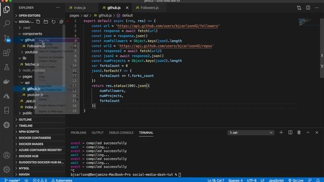 GitHub API | NextJS Crash Course смотреть онлайн