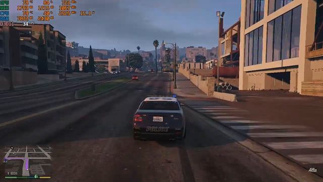 Grand Theft Auto V (GTA V) on AMD Ryzen 3 Vega 3 20GB RAM | Low Setting Graphics смотреть онлайн