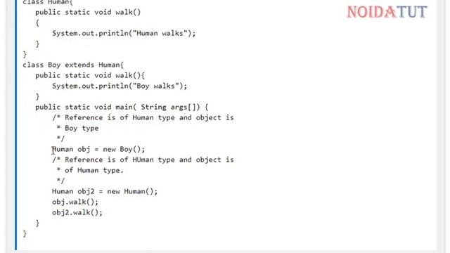 Static and dynamic binding in java смотреть онлайн