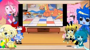 poppy playtime reacts to funny video's |gacha club|  |poppy playtime|