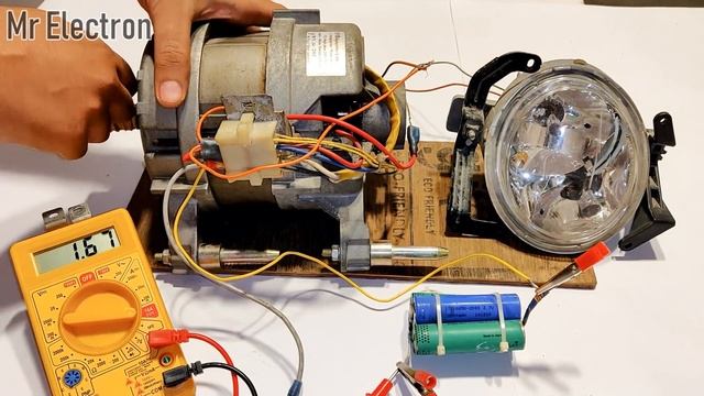 12v 690 Watts Electric DC Generator from 220v Washing Machine Motor - Universal Motar to Generator смотреть онлайн