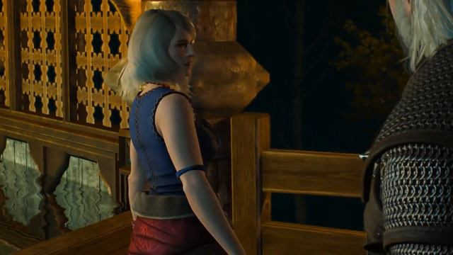 Geralt Meets Keira Metz: Hunting A Witch (Witcher 3 | Sorceress Bath Scene)