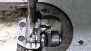 1022 класс. Регулируем заход челнока и установочный палец. Видео № 278.