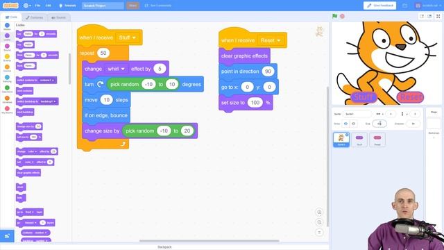 Scratch Tips - Reset a Sprite's Appearance смотреть онлайн