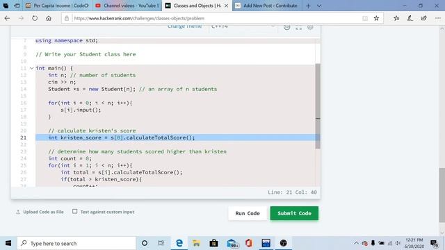 Classes and objects |hackerrank| solution in c++ смотреть онлайн