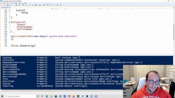PowerShell Tutorials : Making a GUI Part 9 - Data Grid