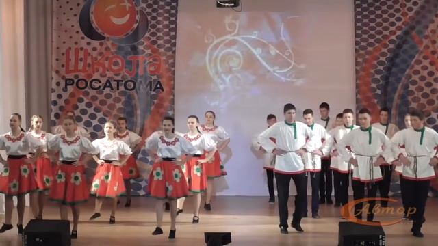 Проект "Танцующая школа". "Кадриль". школа №218. смотреть онлайн