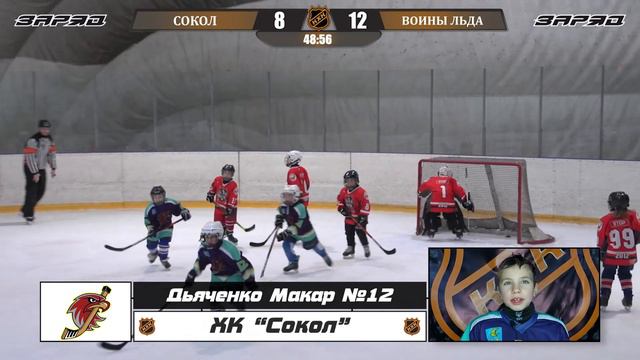 Дьяченко Макар #12 ХК Сокол Лучший игрок матча смотреть онлайн