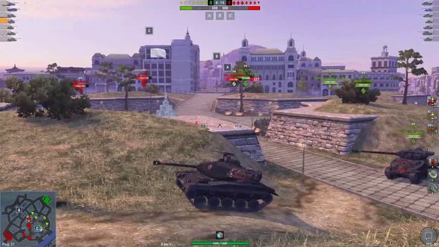 LeKpz M41 90mm за 7500g! Wot Blitz / Вот Блиц Черный Бульдог смотреть онлайн