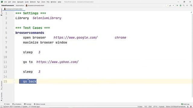 Navigating through Different Websites using Robot Framework || Selenium Library. смотреть онлайн