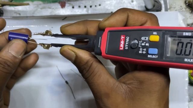 UNI-T UT116C SMD tester#tweezer type Multimeter#smd tester смотреть онлайн