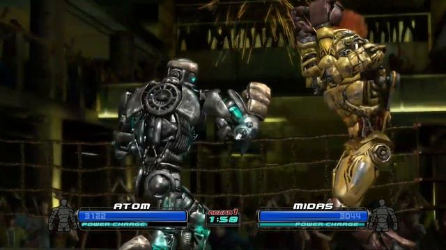 REAL STEEL THE VIDEO GAME - ATOM vs MIDAS & NOISY BOY смотреть онлайн